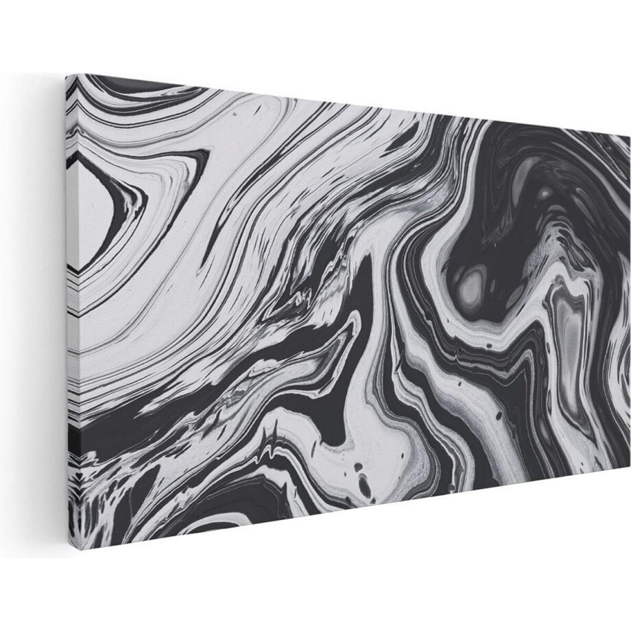 Artaza Canvas Schilderij Marmer Look - 60x30 cm - Wanddecoratie Abstract - Muurdecoratie Woonkamer - Kamer Accessoires Artaza Canvas Schilderij Marmer Look - 60x30 cm - Wanddecoratie Abstract - Muurdecoratie Woonkamer - Kamer Accessoires afbeelding 1