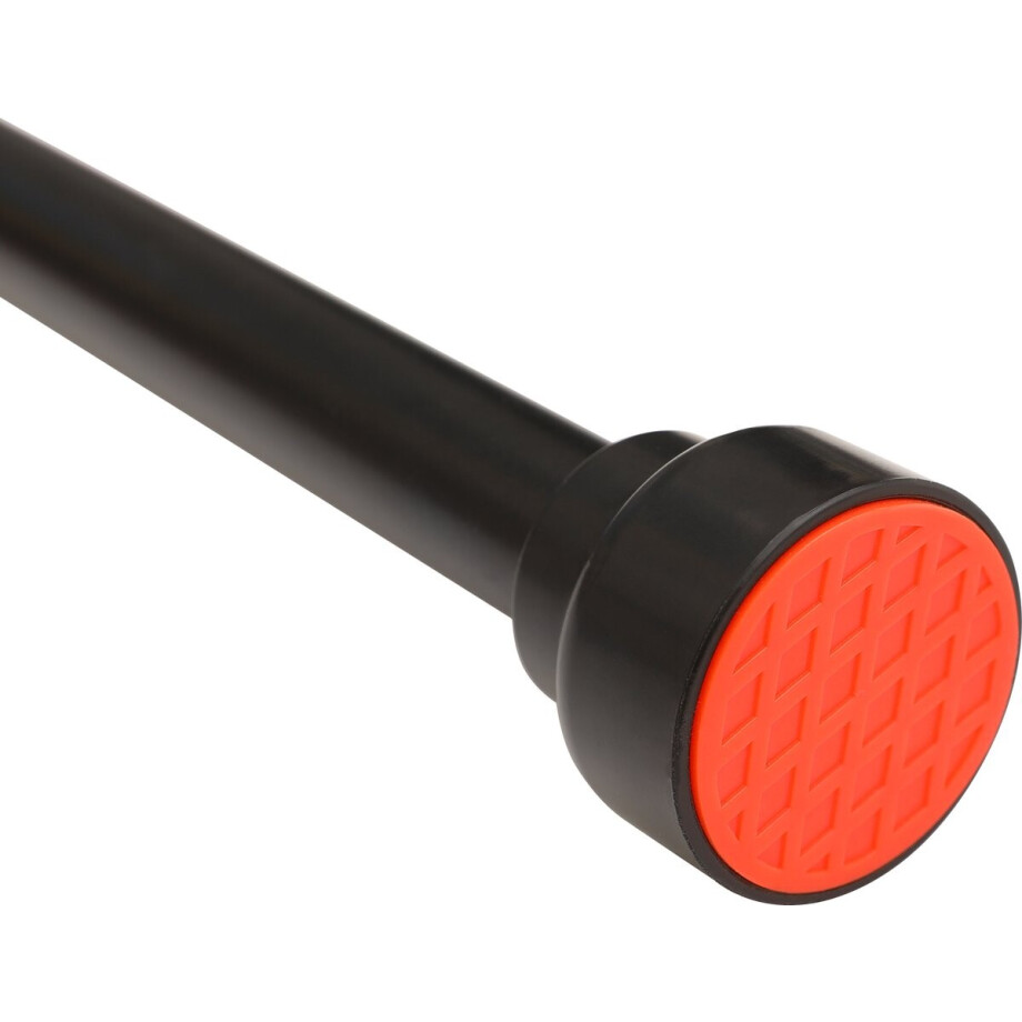 Signature Home Leeds Gordijnroede Uitschuifbaar - Gordijnroede Zonder Boren - extra grip - Zwart - 135-250 cm afbeelding 1