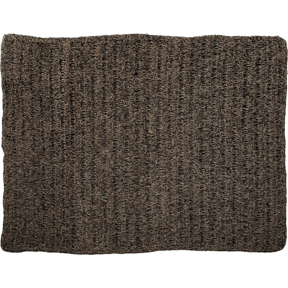 Het Seagrass Tapijt - Naturel Zwart - 180x240 Het Seagrass Tapijt - Naturel Zwart - 180x240 afbeelding 1