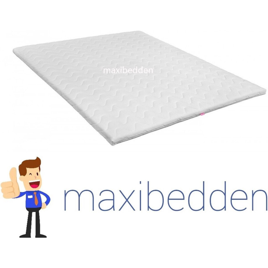 140x200 Topmatras - 9cm dik - Traagschuim Nasa Premium - Afritsbaar en wasbaar - Topper Matras Topdek - Climate Motion Control afbeelding 1