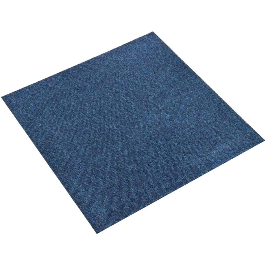 vidaXL - Tapijt - 20 - pcs - Donkerblauw - 50 - x - 50 - cm - 100% - Polypropyleen vidaXL - Tapijt - 20 - pcs - Donkerblauw - 50 - x - 50 - cm - 100% - Polypropyleen afbeelding 1