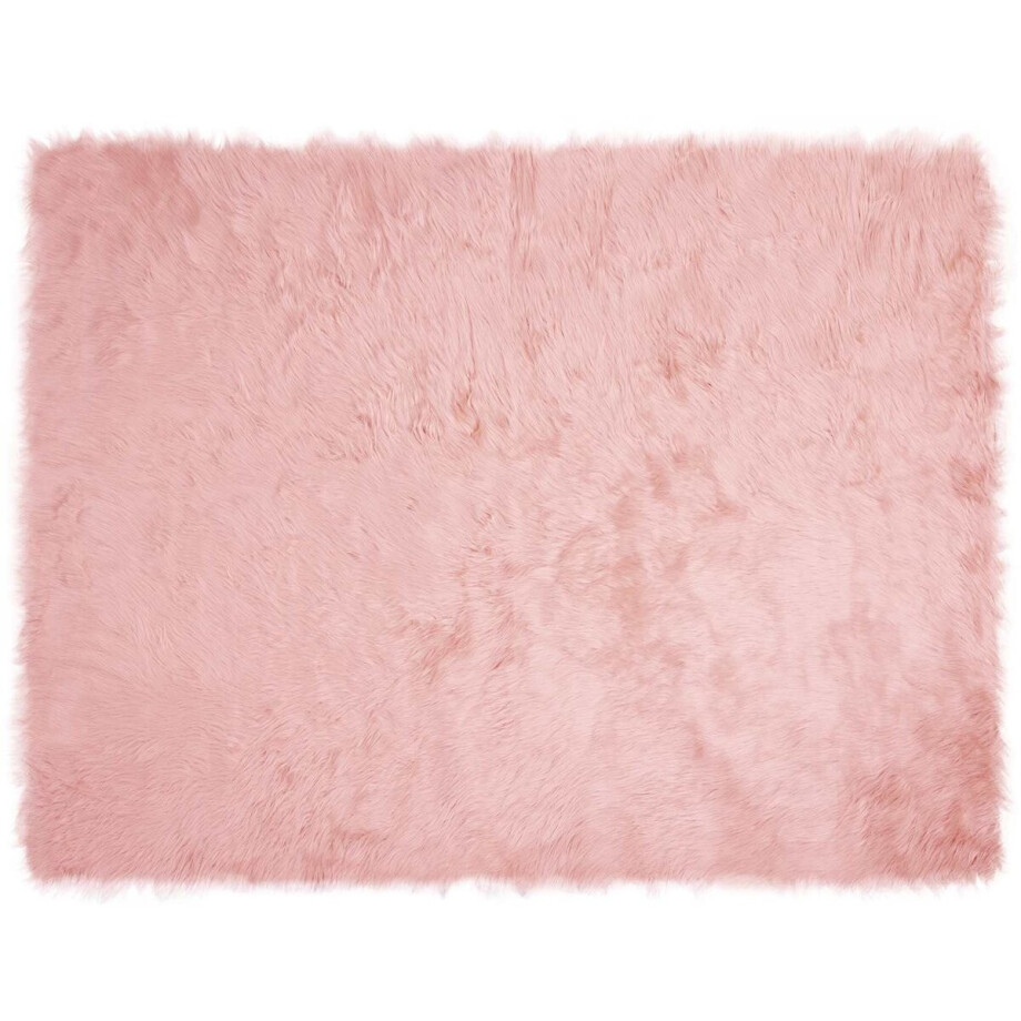 vidaXL - Tapijt - van - imitatie - schapenvacht - TAFALLA - Roze - 240 - x - 340 - cm vidaXL - Tapijt - van - imitatie - schapenvacht - TAFALLA - Roze - 240 - x - 340 - cm afbeelding 1