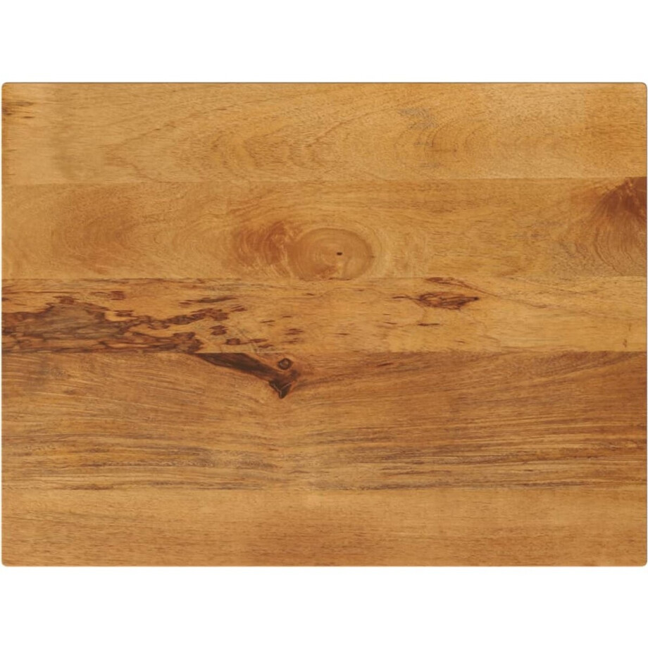 vidaXL - Tafelblad - rechthoekig - 90x70x2,5 - cm - massief - mangohout afbeelding 1