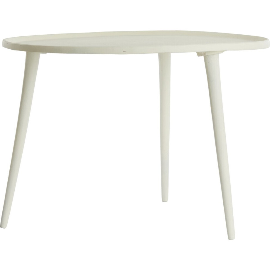 Light & Living Ronde Bijzettafel Babina 59cm - Crème Light & Living Ronde Bijzettafel Babina 59cm - Crème afbeelding 1