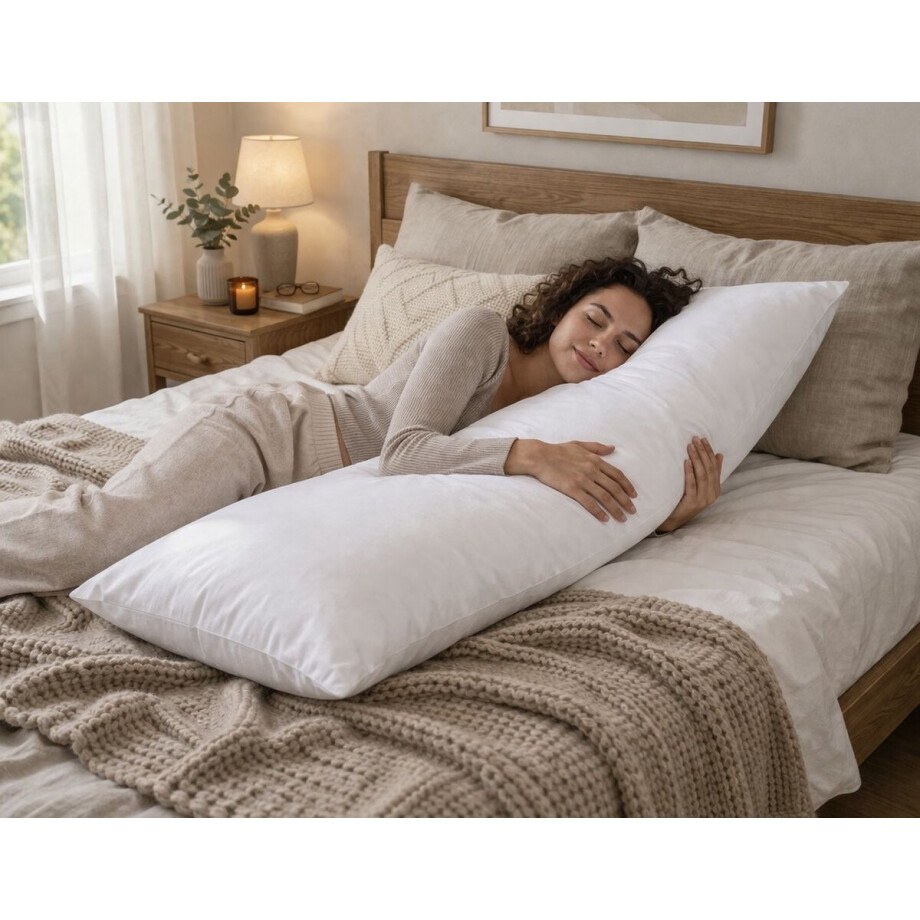 Beau Maison - Ondersteunend Lichaamskussen - Zwangerschapskussen - 40 x 140 cm Beau Maison - Ondersteunend Lichaamskussen - Zwangerschapskussen - 40 x 140 cm afbeelding 1
