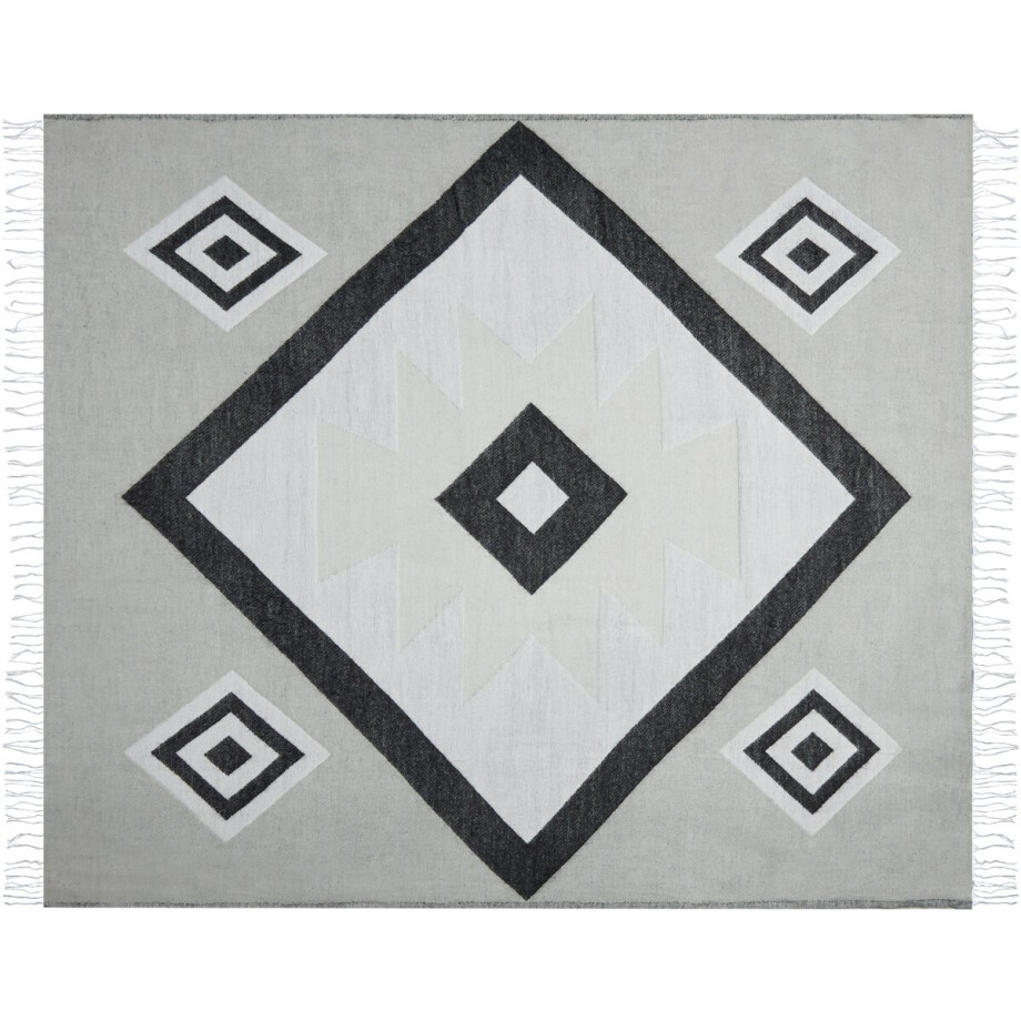 BELIANI KATTIKE - Plaid - Grijs - 130 x 170 cm - Acryl afbeelding 1