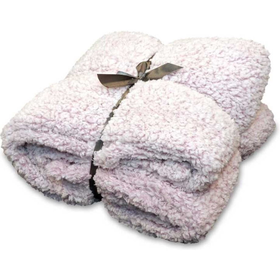 Unique Living Knut - Fleece - Plaid - 150x200 cm - Old Pink Unique Living Knut - Fleece - Plaid - 150x200 cm - Old Pink afbeelding 1