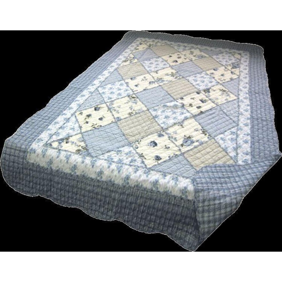Bedsprei Koen Unique Living 220 x 220 cm. Bedsprei Koen Unique Living 220 x 220 cm. afbeelding 1