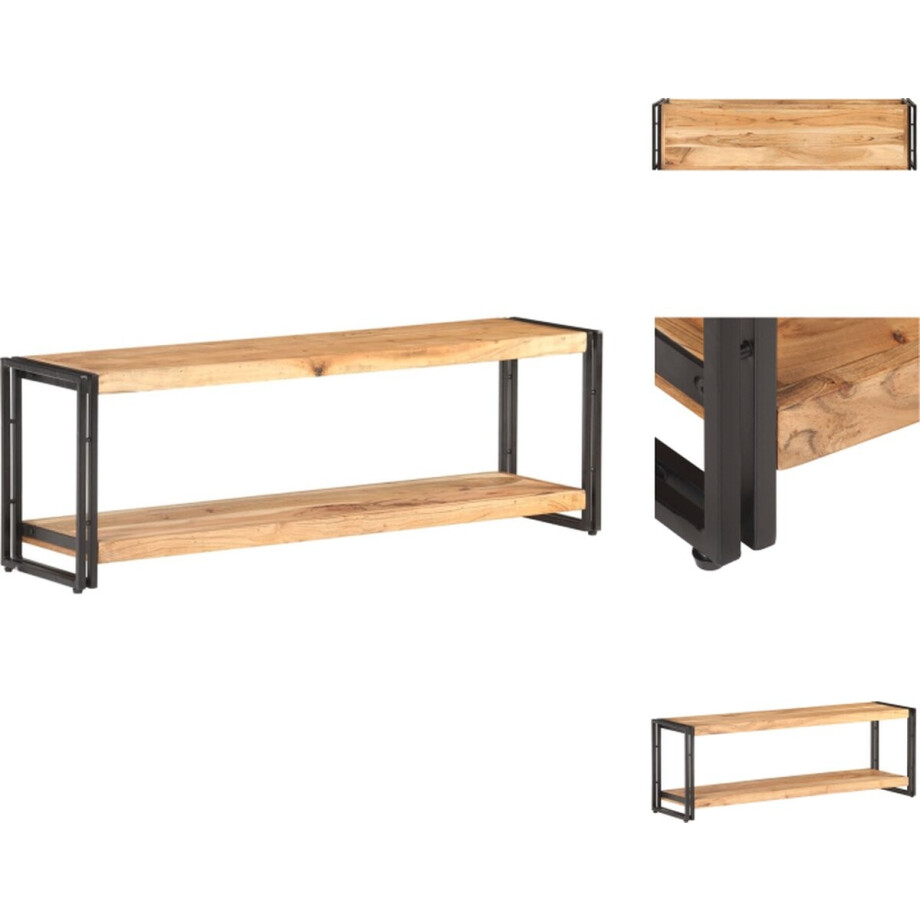 vidaXL Tv-kast - Tv-kasten - Televisiekast - Televisiekasten - Tv-meubel 120x30x40 cm massief acaciahout vidaXL Tv-kast - Tv-kasten - Televisiekast - Televisiekasten - Tv-meubel 120x30x40 cm massief acaciahout afbeelding 1