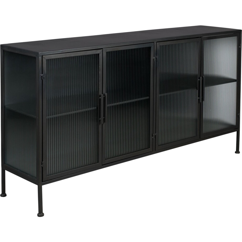 Dutchbone Boli Dressoir Laag Metaal Zwart afbeelding 1