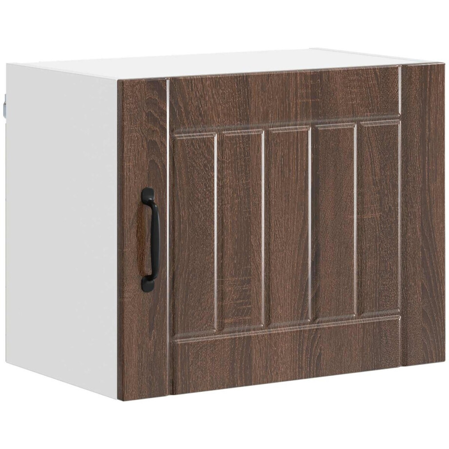 vidaXL - Keuken - Kast - Bruin - Eiken - 50 - x - 31 - x - 40 - cm - Bewerkt - hout vidaXL - Keuken - Kast - Bruin - Eiken - 50 - x - 31 - x - 40 - cm - Bewerkt - hout afbeelding 1