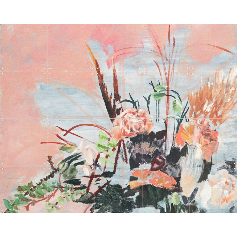 IXXI Pink Floral, Green Barn Studio - 100 x 80 cm - Gratis ophangtool - Grote wanddecoratie en posters - Olieverf, Abstract, Kleurrijk, Woonkamer IXXI Pink Floral, Green Barn Studio - 100 x 80 cm - Gratis ophangtool - Grote wanddecoratie en posters - Olieverf, Abstract, Kleurrijk, Woonkamer afbeelding 1