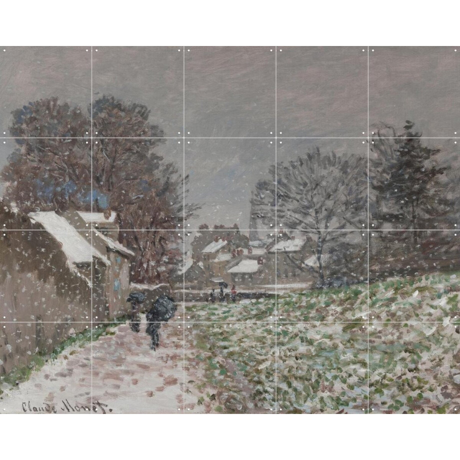 IXXI Snow at Argenteuil, Claude Monet & Museum of Fine Arts Boston - 100 x 80 cm - Gratis ophangtool - Grote wanddecoratie en posters - Schilderijen IXXI Snow at Argenteuil, Claude Monet & Museum of Fine Arts Boston - 100 x 80 cm - Gratis ophangtool - Grote wanddecoratie en posters - Schilderijen afbeelding 1