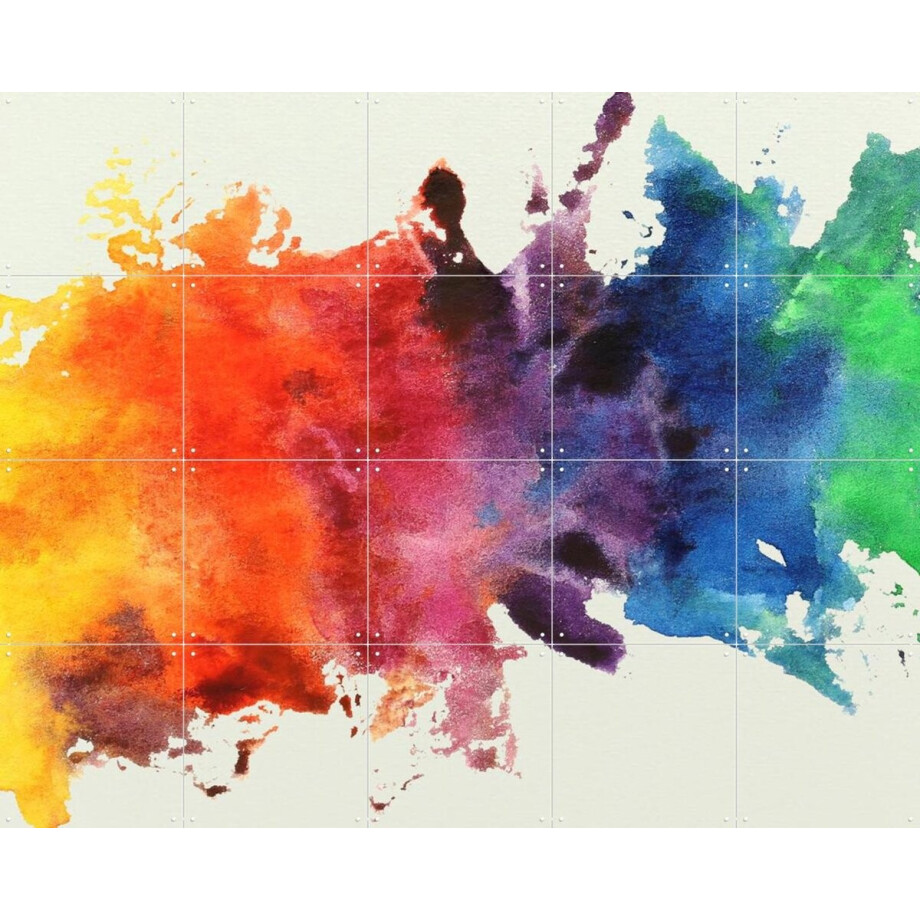 IXXI Paint splatters, Natalie Bruns - 100 x 80 cm - Gratis ophangtool - Grote wanddecoratie en posters - Aquarel, Kleurrijk, Illustraties, Abstract IXXI Paint splatters, Natalie Bruns - 100 x 80 cm - Gratis ophangtool - Grote wanddecoratie en posters - Aquarel, Kleurrijk, Illustraties, Abstract afbeelding 1