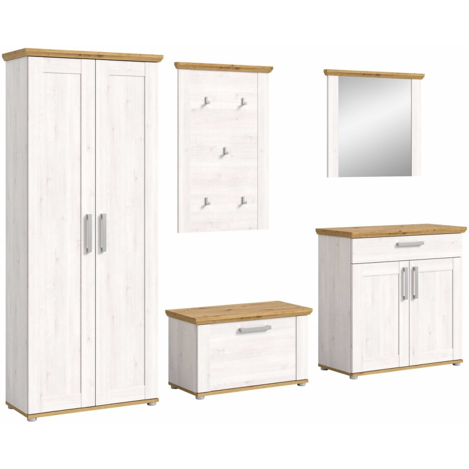 Verona kledingkastcombinatie Sibiu Larch NB Artisan Oak NB - 37x276x194cm Verona kledingkastcombinatie Sibiu Larch NB Artisan Oak NB - 37x276x194cm afbeelding 1