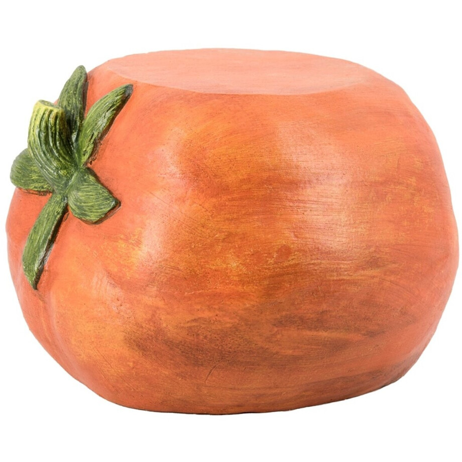 Bijzettafeltje / Kruk Tomaat - 35x35x35 cm - Bijzettafel Bijzettafeltje / Kruk Tomaat - 35x35x35 cm - Bijzettafel afbeelding 1