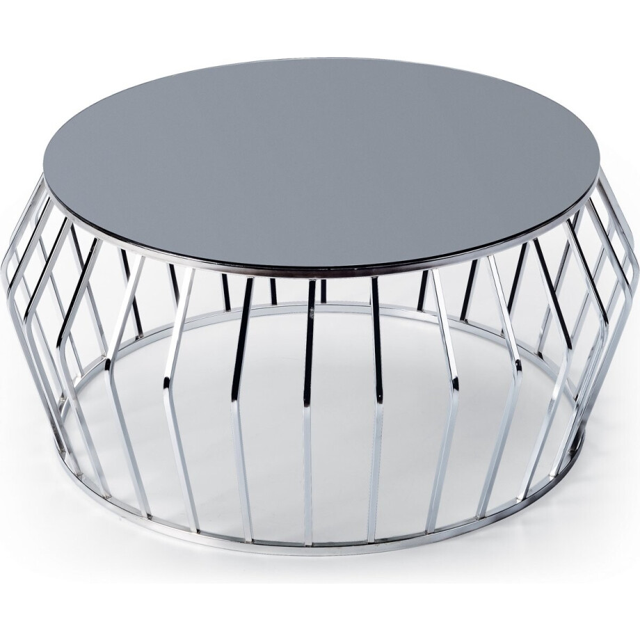 SAFIR Metal Salontafel - Zilver/Chroom afbeelding 1