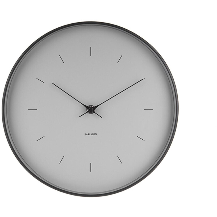 Karlsson Wandklok Butterfly Hands - Grijs - Ø27,5cm Karlsson Wandklok Butterfly Hands - Grijs - Ø27,5cm afbeelding 1