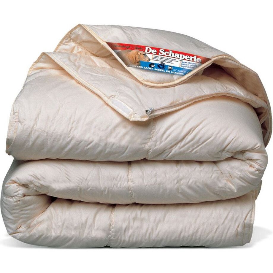 De Schaperie | Luxe 4-Seizoenen 100% IWS Zuiver Scheer wollen Dekbed met Rits | All-Season | 260x220 cm (extra lang) De Schaperie | Luxe 4-Seizoenen 100% IWS Zuiver Scheer wollen Dekbed met Rits | All-Season | 260x220 cm (extra lang) afbeelding 1