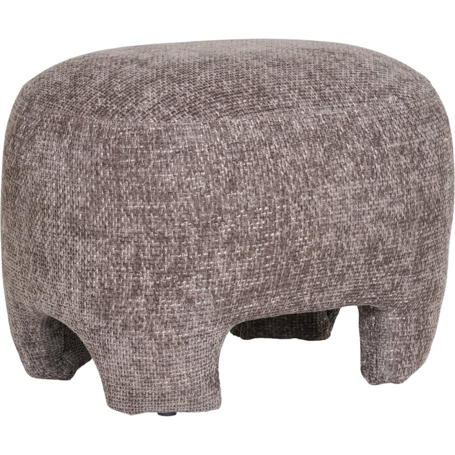 House Nordic Poef Nazare - Beige - Polyester - 53x41x38 cm House Nordic Poef Nazare - Beige - Polyester - 53x41x38 cm afbeelding 1