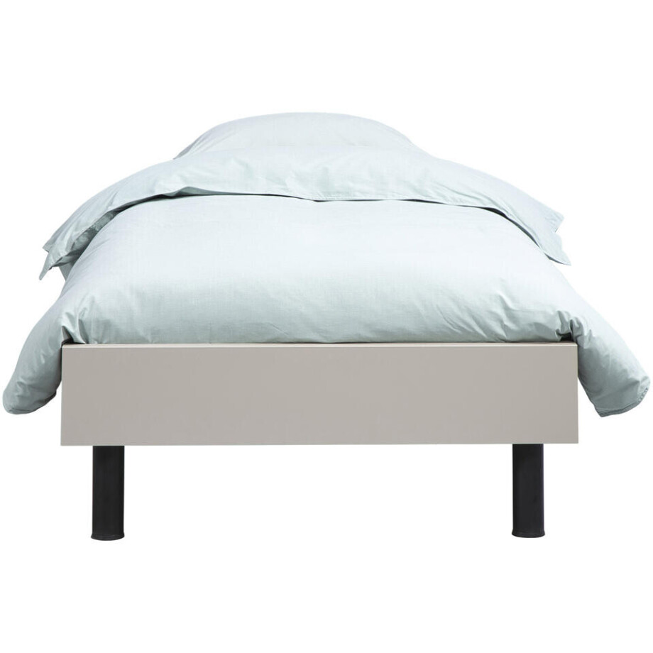 Leen Bakker - Bed Nova - Kiezelkleur - 90x200 Cm - Spaanplaat - Beige#Taupe Leen Bakker - Bed Nova - Kiezelkleur - 90x200 Cm - Spaanplaat - Beige#Taupe afbeelding 1