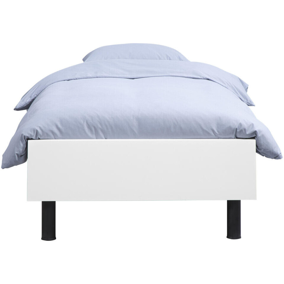 Leen Bakker - Bed Nova Comfort - 90x200 Cm - Spaanplaat - Wit Leen Bakker - Bed Nova Comfort - 90x200 Cm - Spaanplaat - Wit afbeelding 1
