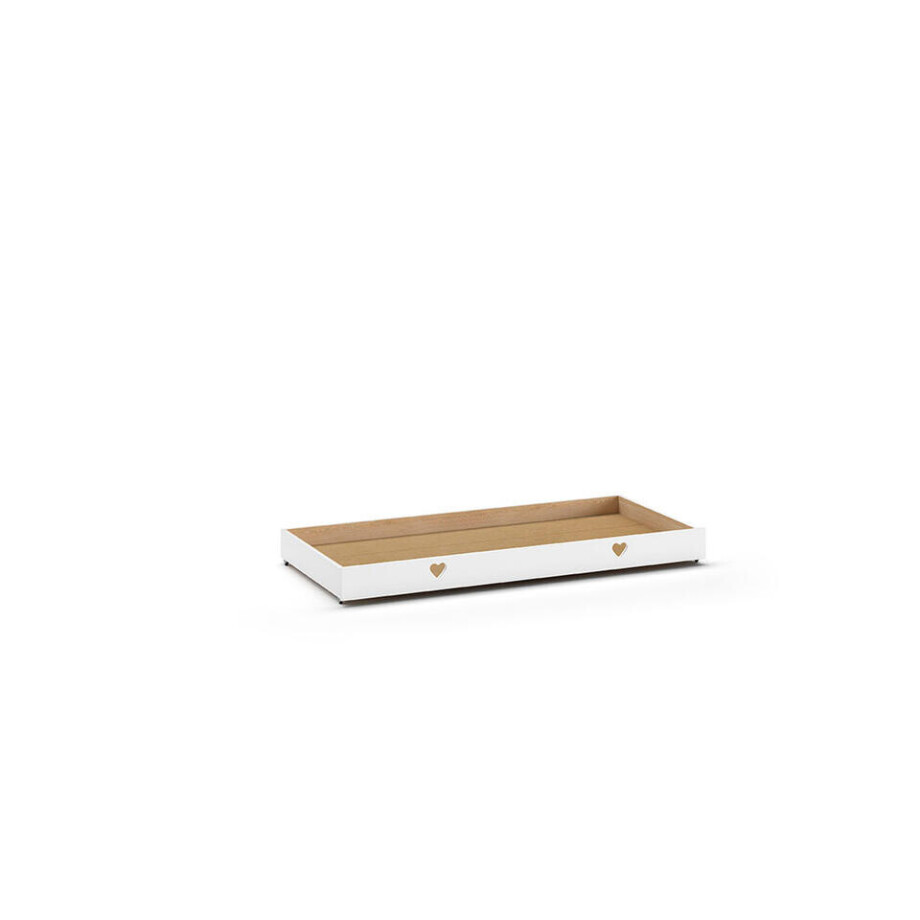 Leen Bakker - Vipack Bedlade Amori - Grenenhout - Wit - 196x93.9x19.4 Cm afbeelding 1