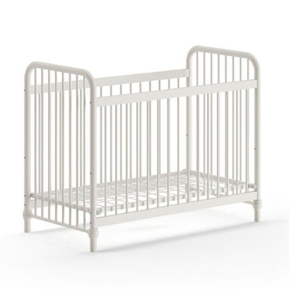 Leen Bakker - Vipack Babybed Bronxx - 60x120cm - Metaal - Wit afbeelding 1