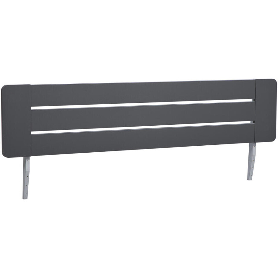 Leen Bakker - Hoofdbord Nova - Grafietkleur - 140 Cm - Spaanplaat - Zwart#Grijs Leen Bakker - Hoofdbord Nova - Grafietkleur - 140 Cm - Spaanplaat - Zwart#Grijs afbeelding 1