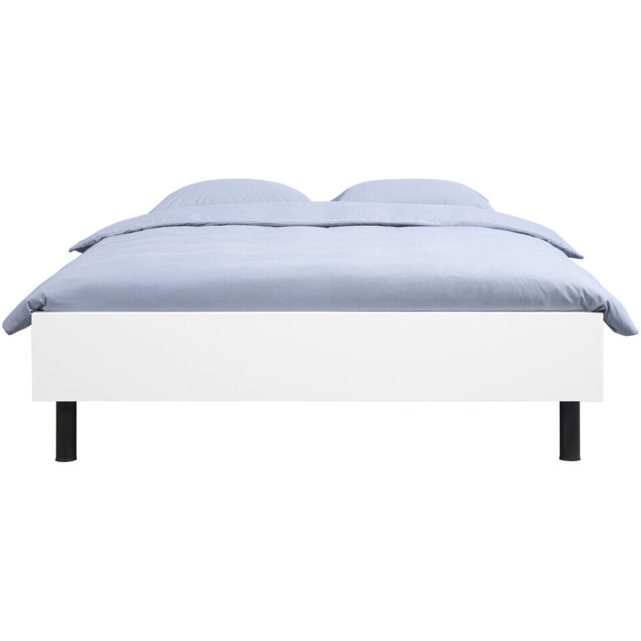 Leen Bakker - Bed Nova Comfort - 180x200 Cm - Spaanplaat - Wit Leen Bakker - Bed Nova Comfort - 180x200 Cm - Spaanplaat - Wit afbeelding 1