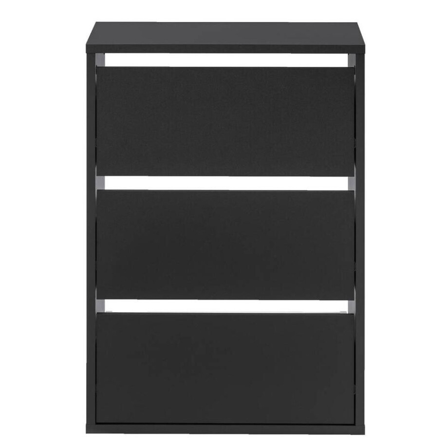 Leen Bakker - Ladeblok Genua - Antraciet - 70x50x40 Cm - Spaanplaat - Grijs afbeelding 1