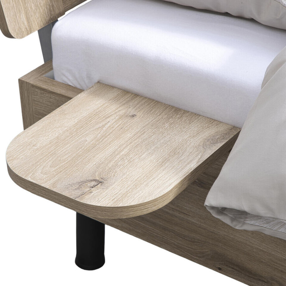 Leen Bakker - Bedplankje Nova - Eikenkleur - 2 Stuks - Spaanplaat - Bruin - 29.8x30x2.2 Cm Leen Bakker - Bedplankje Nova - Eikenkleur - 2 Stuks - Spaanplaat - Bruin - 29.8x30x2.2 Cm afbeelding 1