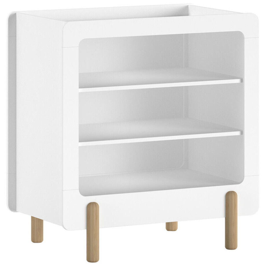 Leen Bakker - Vipack Commode Smile - 95x57x88 Cm - MDF - Wit afbeelding 1