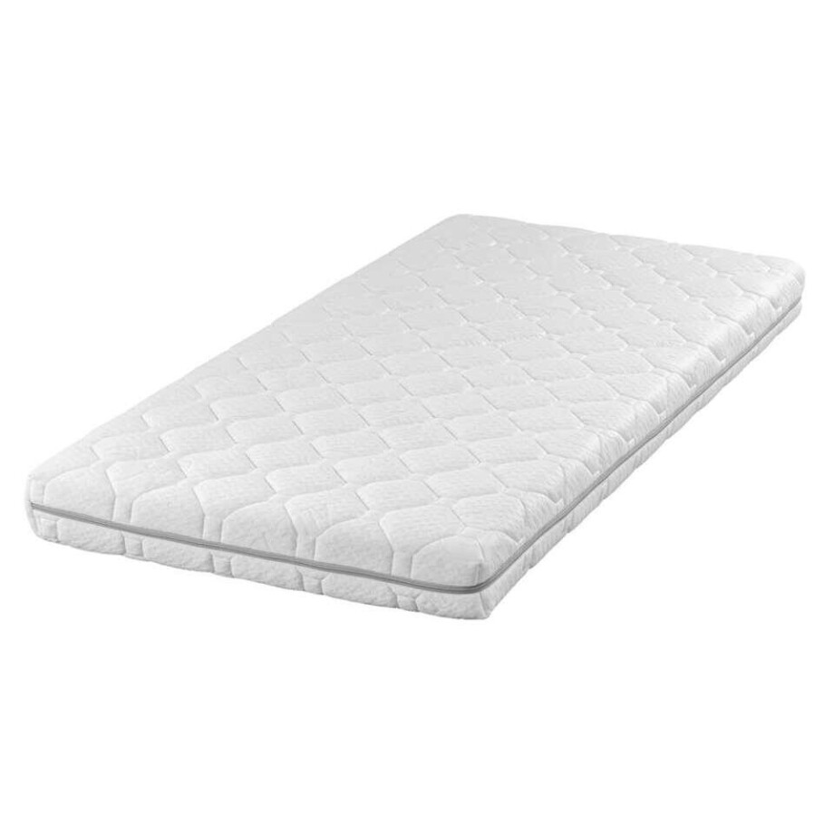 Leen Bakker - Comfort Matras Baby - 60x120x11 Cm - Polyester - Wit afbeelding 1