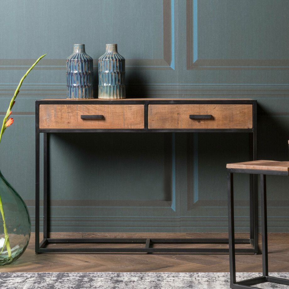 Livingfurn Sidetable 'Sturdy' Mangohout, 120cm afbeelding 