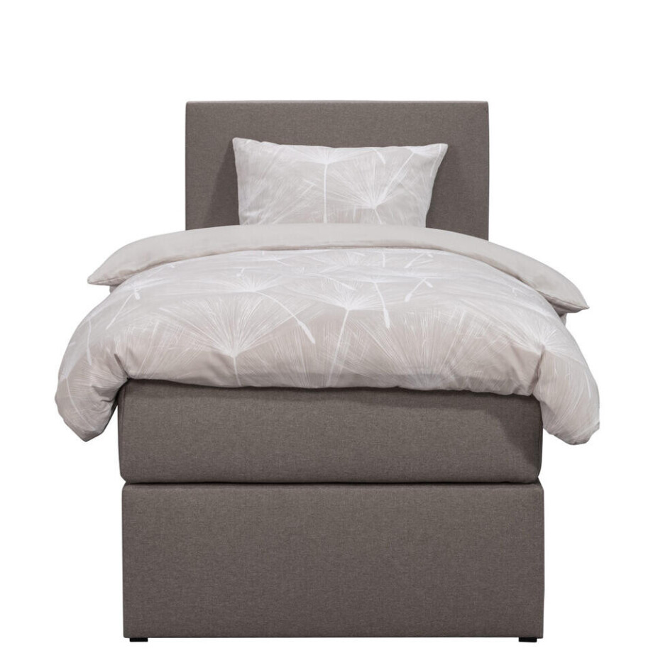 Leen Bakker - Boxcombinatie Orebro 4-delig - 90x200 Cm - Stof - Taupe Leen Bakker - Boxcombinatie Orebro 4-delig - 90x200 Cm - Stof - Taupe afbeelding 1