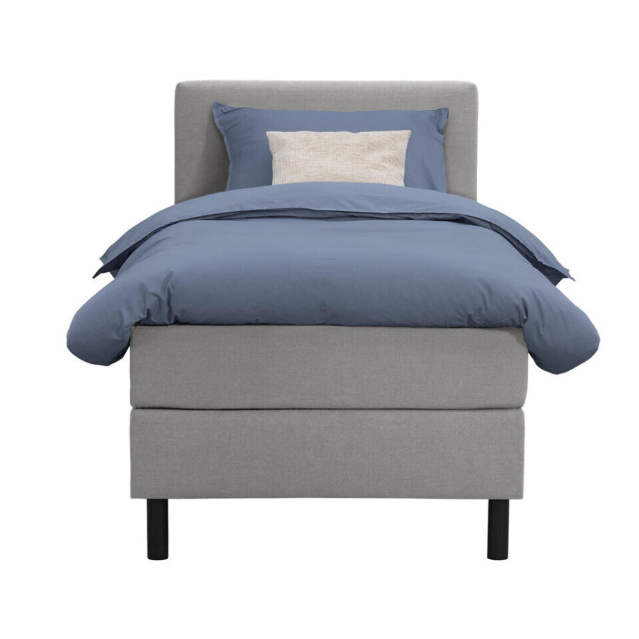 Leen Bakker - Boxcombinatie Varberg 4-delig - 90x200 Cm - Stof - Grijs afbeelding 1