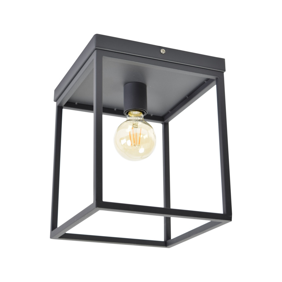 Urban Interiors plafondlamp 'Frame', kleur Zwart afbeelding 1