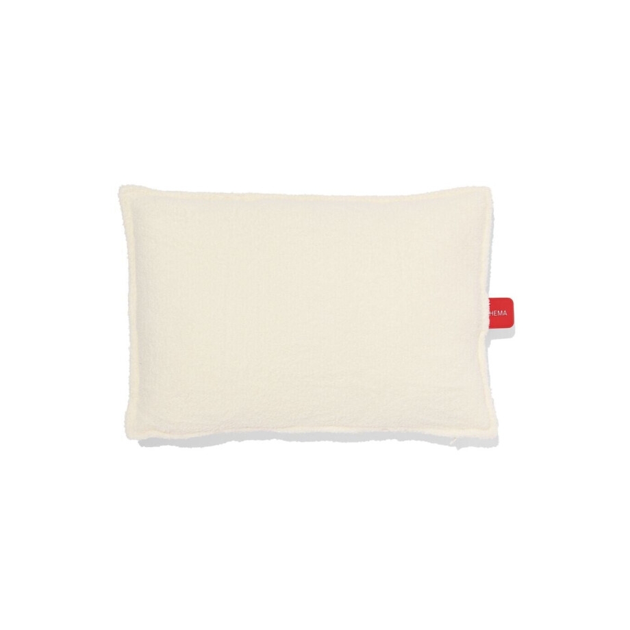 HEMA HEMA Warmtekussen 40x60cm Teddy (ivoor) afbeelding 1
