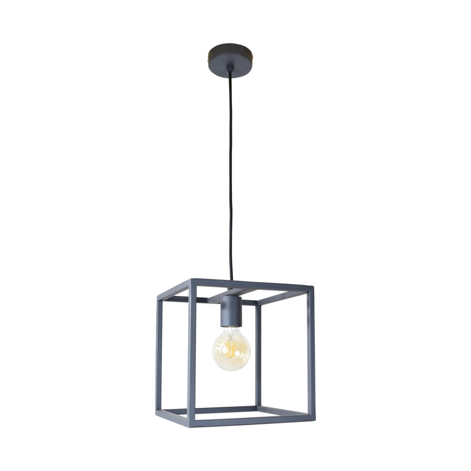 Urban Interiors hanglamp 'Frame' 25cm, kleur Zwart afbeelding 1