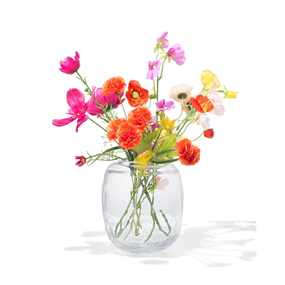 HEMA HEMA Vaas ⌀8.2x21.8 Glas Transparant (transparant) afbeelding 1