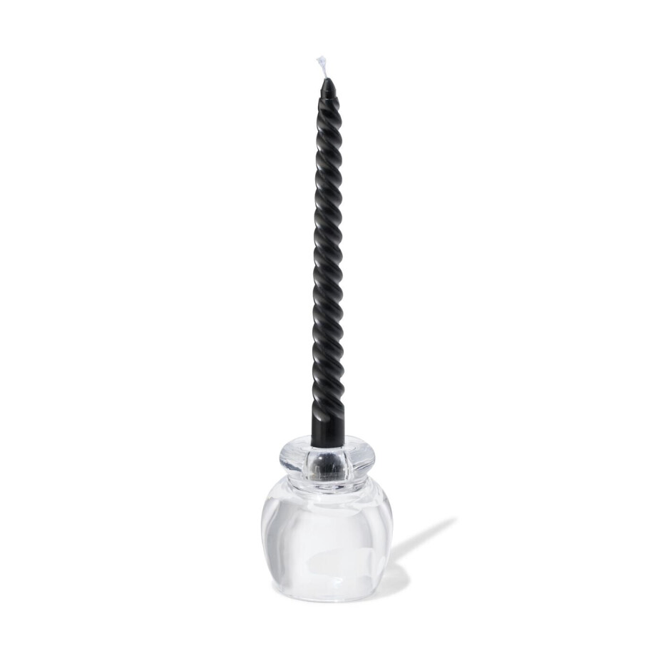 HEMA HEMA Kandelaar 8.5x10cm Glas Transparant (transparant) afbeelding 1