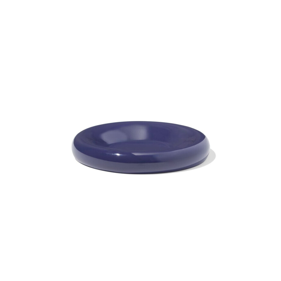 HEMA HEMA Kaarsonderzetter ⌀10cm Metaal Donkerblauw (donkerblauw) HEMA HEMA Kaarsonderzetter ⌀10cm Metaal Donkerblauw (donkerblauw) afbeelding 1