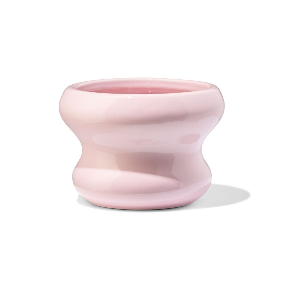 HEMA HEMA Bloempot ⌀13x9cm Keramiek Blob Spikkel Roze (roze) HEMA HEMA Bloempot ⌀13x9cm Keramiek Blob Spikkel Roze (roze) afbeelding 1