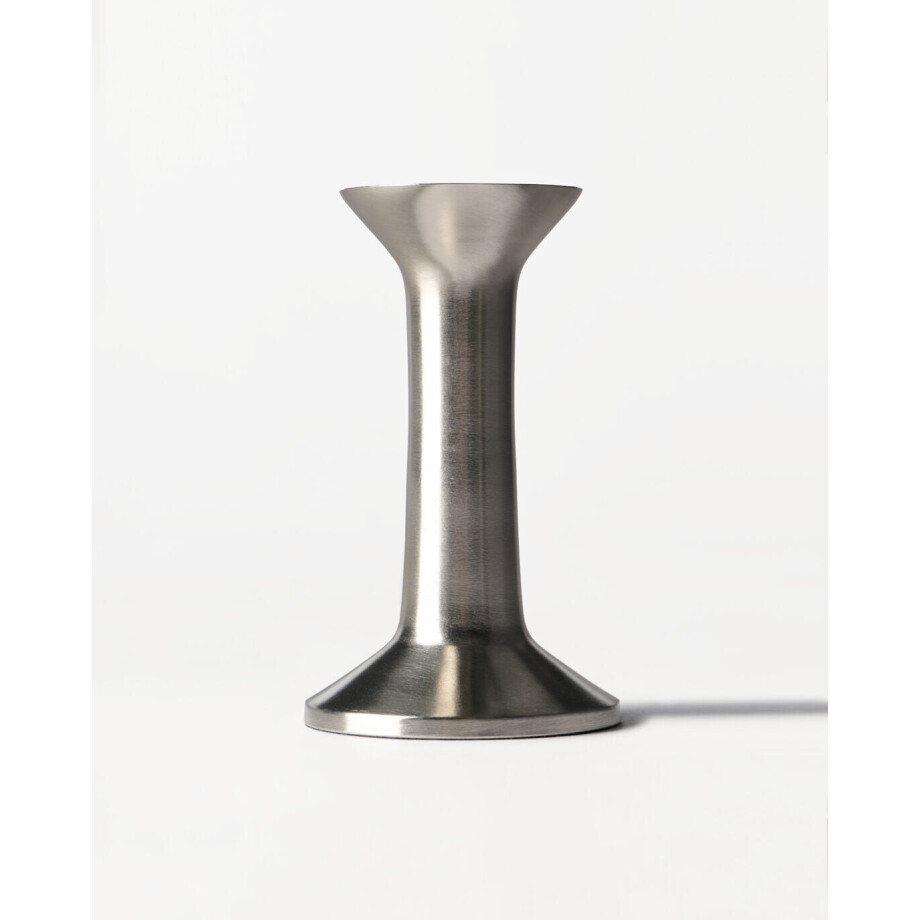 HEMA HEMA Kandelaar ⌀8x12.4cm Zwier Metaal Zilver (zilver) afbeelding 1