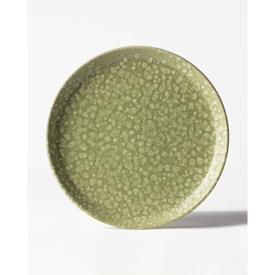 HEMA HEMA Kaarsenplateau ⌀26x5cm Zwier Keramiek Wit (wit) HEMA HEMA Kaarsenplateau ⌀26x5cm Zwier Keramiek Wit (wit) afbeelding 1