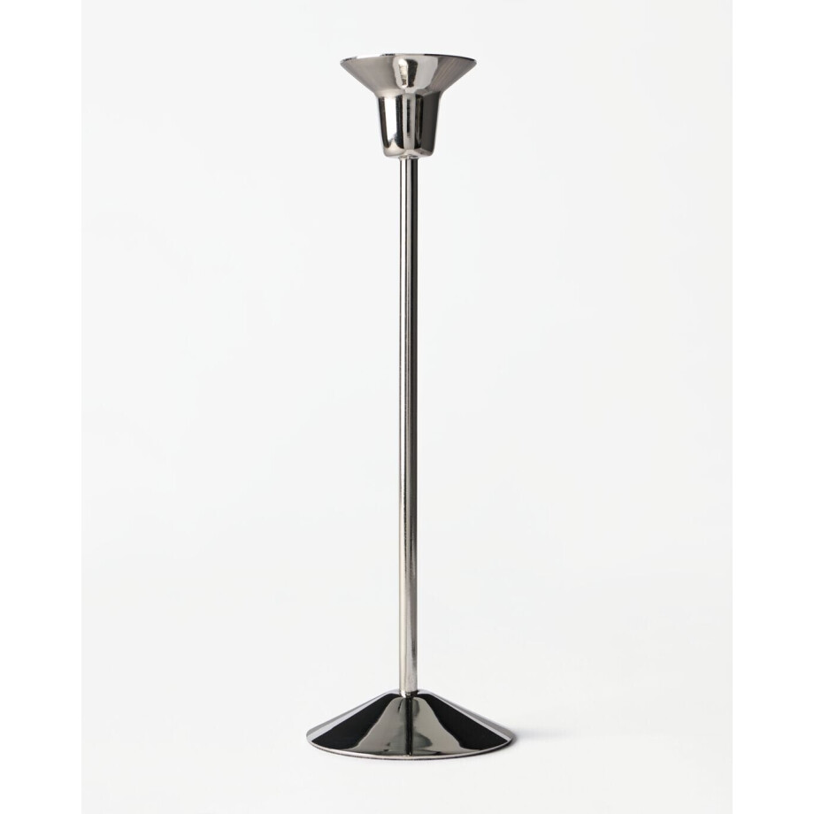 HEMA HEMA Kandelaar ⌀25x7.5cm Zwier Metaal Zilver (zilver) afbeelding 1