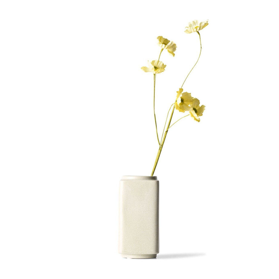 HEMA HEMA Vaas ⌀9x18cm Kub Keramiek Wit (wit) HEMA HEMA Vaas ⌀9x18cm Kub Keramiek Wit (wit) afbeelding 1