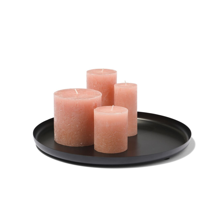 HEMA HEMA Kaarsonderzetter - Ø 33 Cm - Zwart (zwart) afbeelding 1