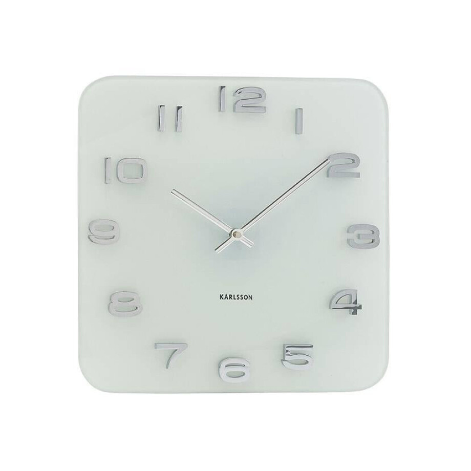 Wandklok Vintage vierkant | KARLSSON afbeelding 1